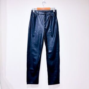 DYNAMITE Faux leather black‎ high rise pants